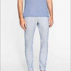 Zara Men’s Light Blue Skinny Cut Trousers